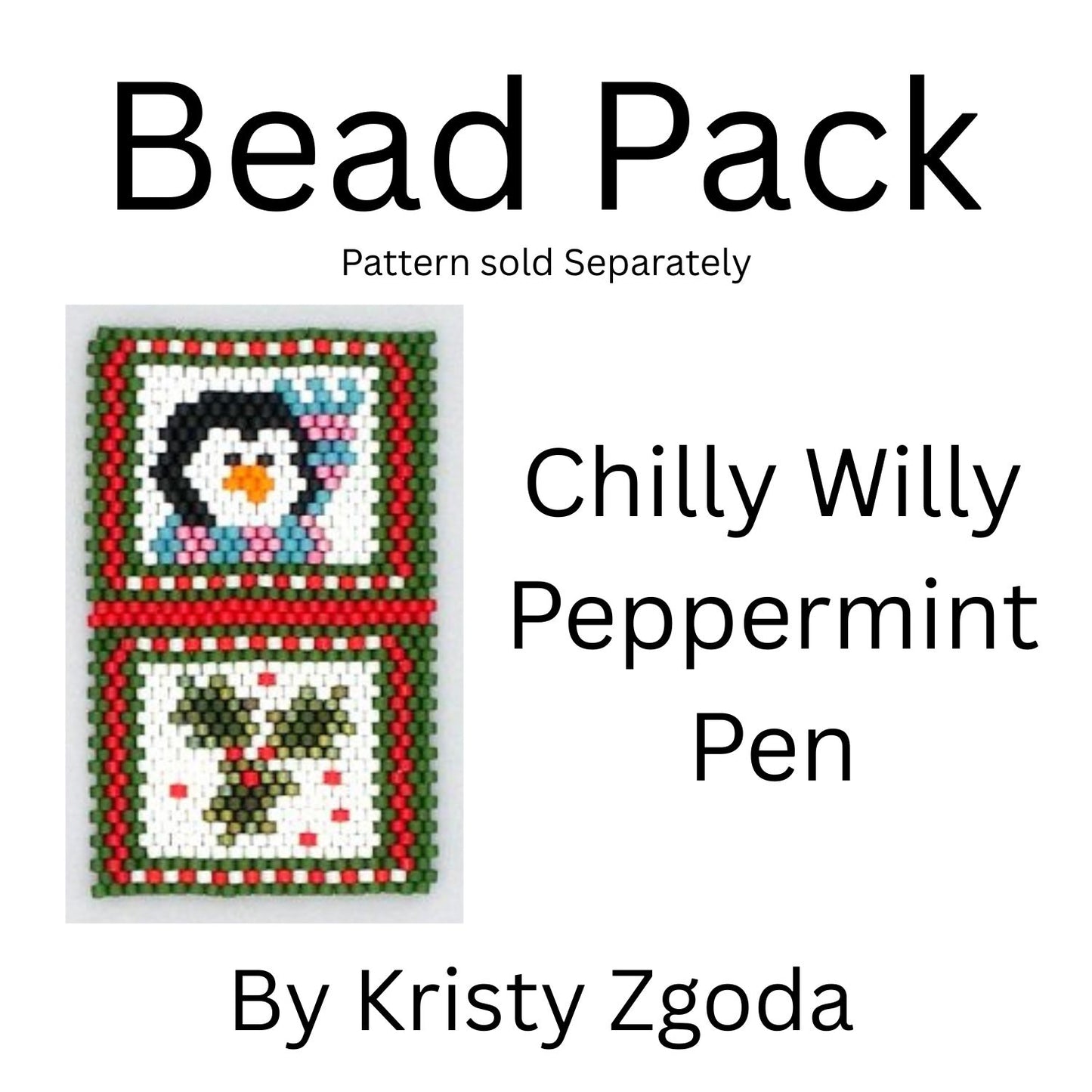 Chilly Willy Peppermint Pen Bead Pack