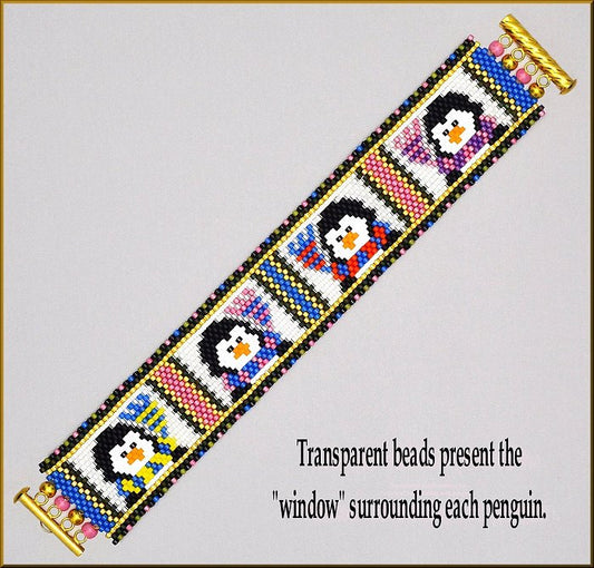 Chilly Willy Windows Bracelet Pattern - PDF