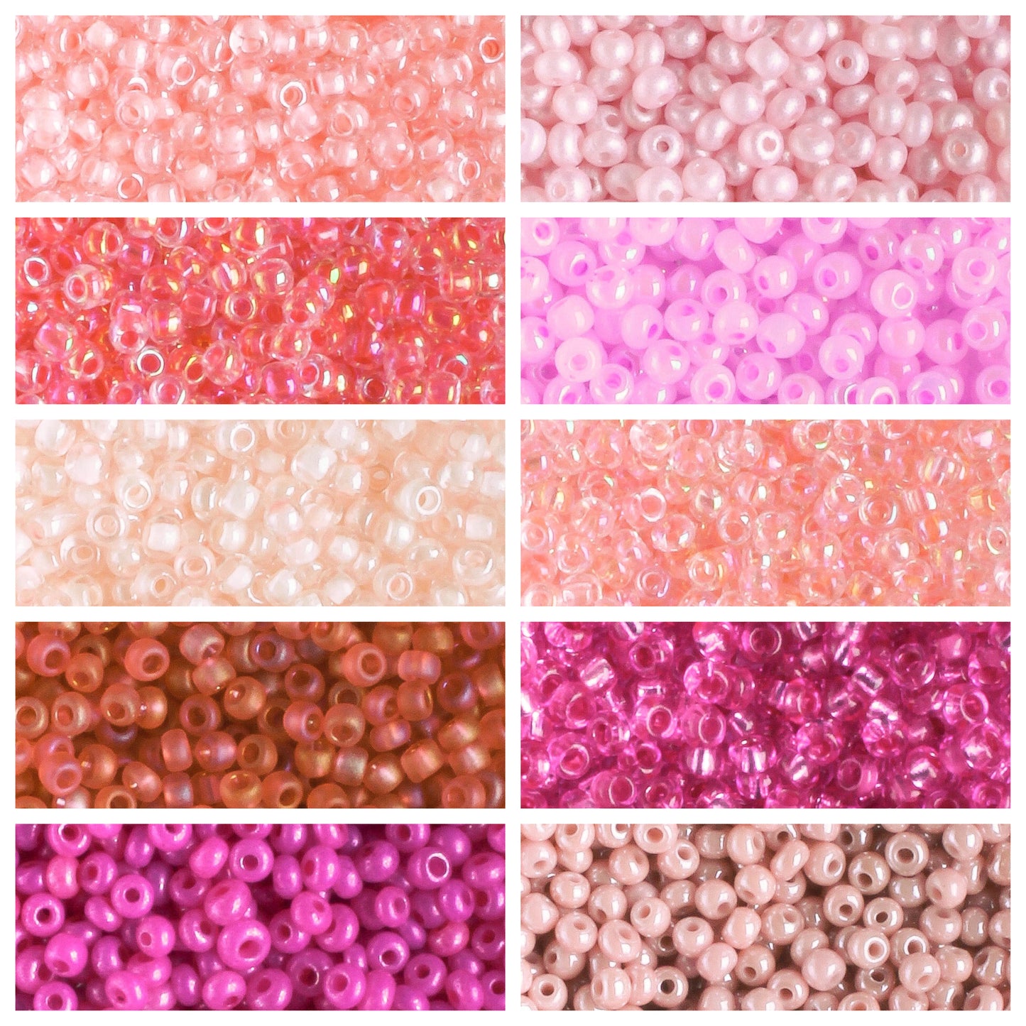 11/0 Czech Seed Bead Collection