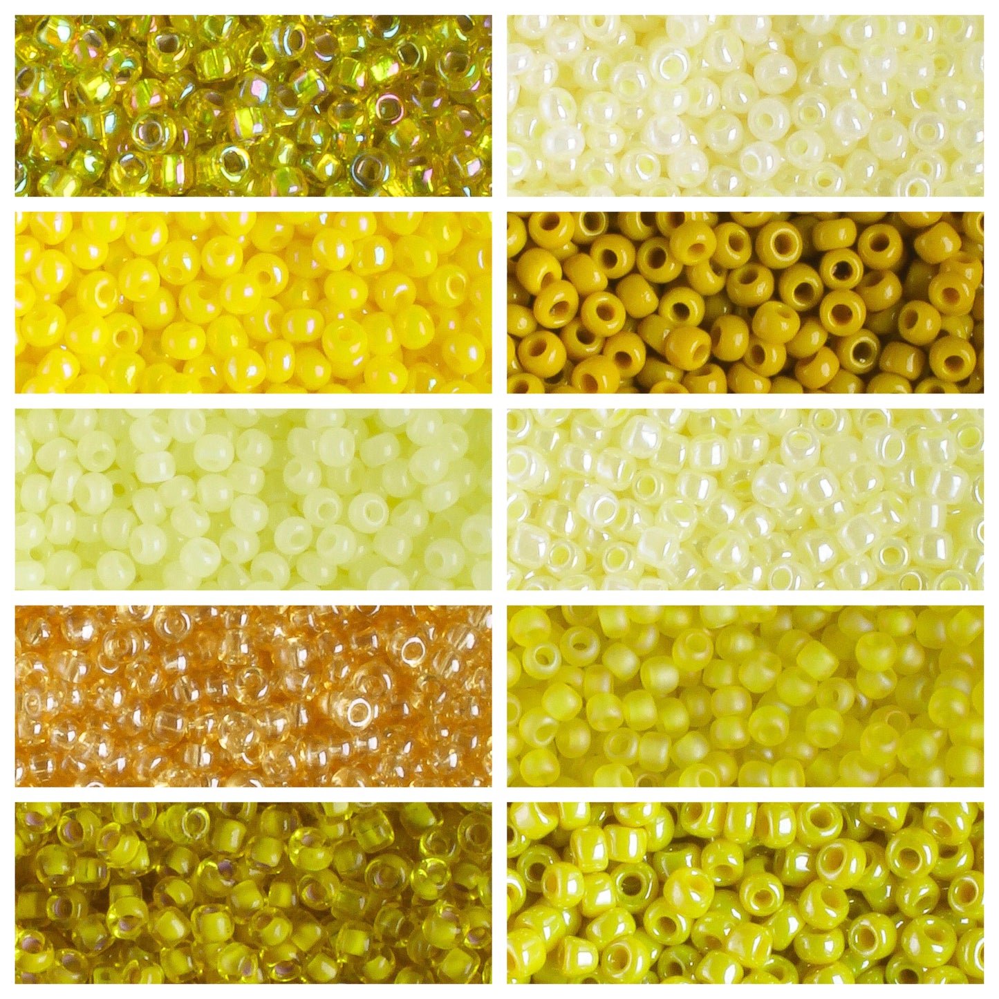 11/0 Czech Seed Bead Collection