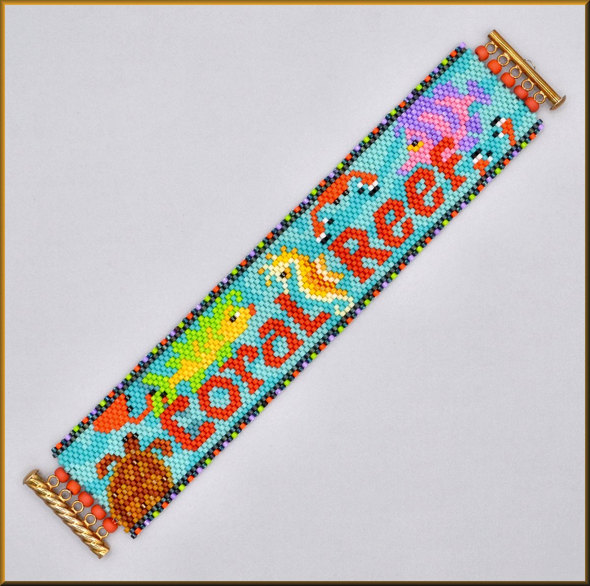 Coral Reef Bracelet Pattern - PDF
