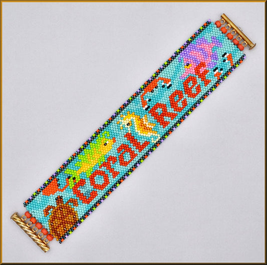 Coral Reef Bracelet Pattern - PDF