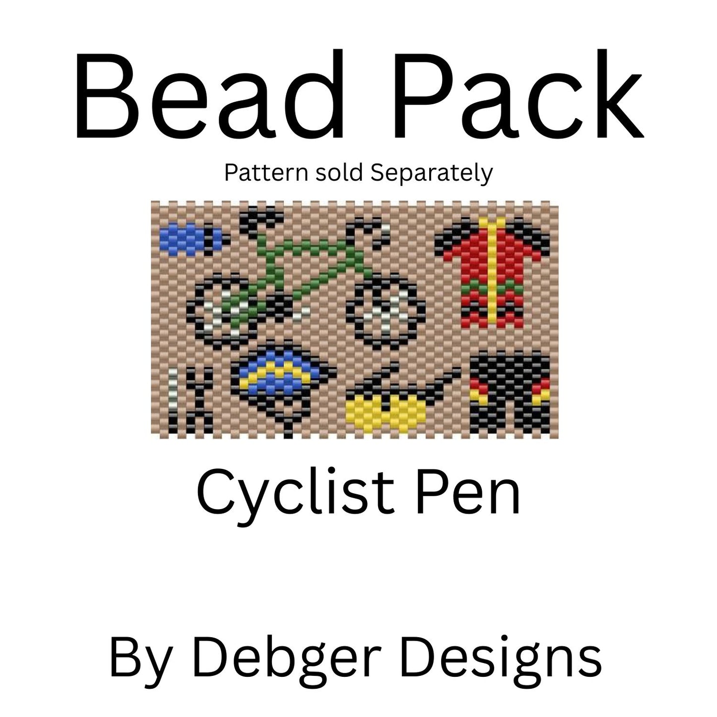Cyclist Pen Bead Pack