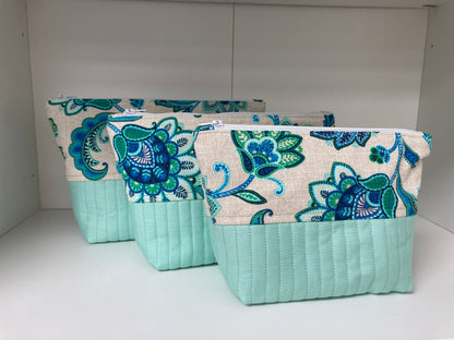 Set of 3 Nesting Zippered Pouches