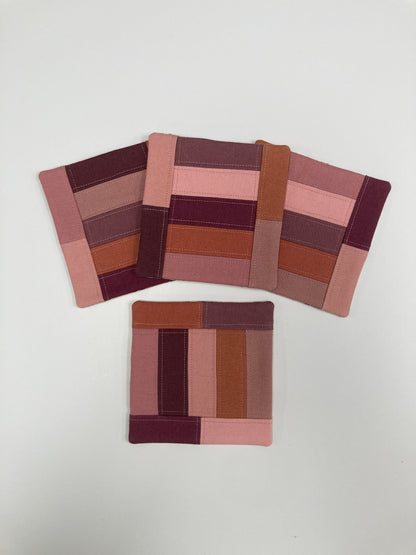 Canvas Coasters - Set of 4