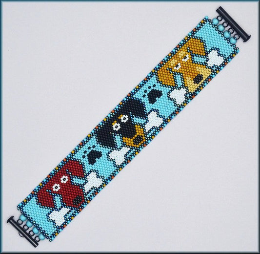 Dachshund Fetch Bracelet Pattern - PDF