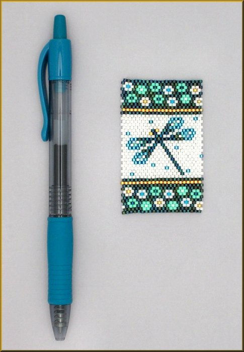 Dragonfly Blueberry Patch Pen Wrap Pattern - PDF