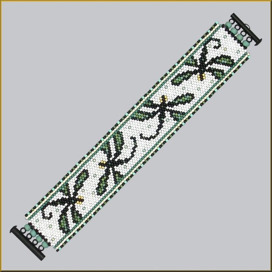 Dragonfiy Mint Chip Bracelet Pattern - PDF