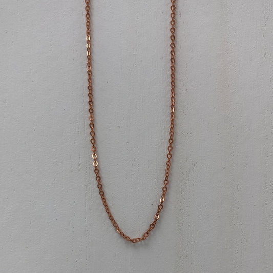 Copper Chain Necklace - 16"