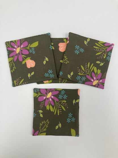 Canvas Coasters - Set of 4