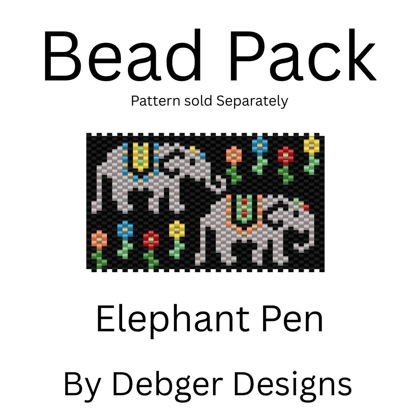 Elephant Pen Bead Pack