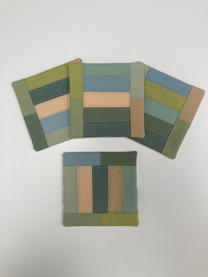 Canvas Coasters - Set of 4