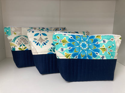 Set of 3 Nesting Zippered Pouches