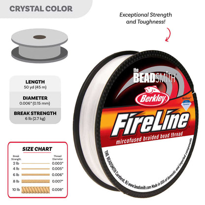 Fireline 6lb Crystal 50 yard