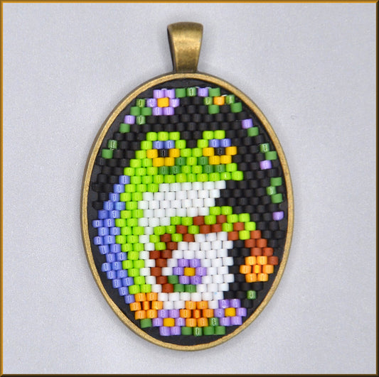 Fat Frog Oval Pattern - PDF