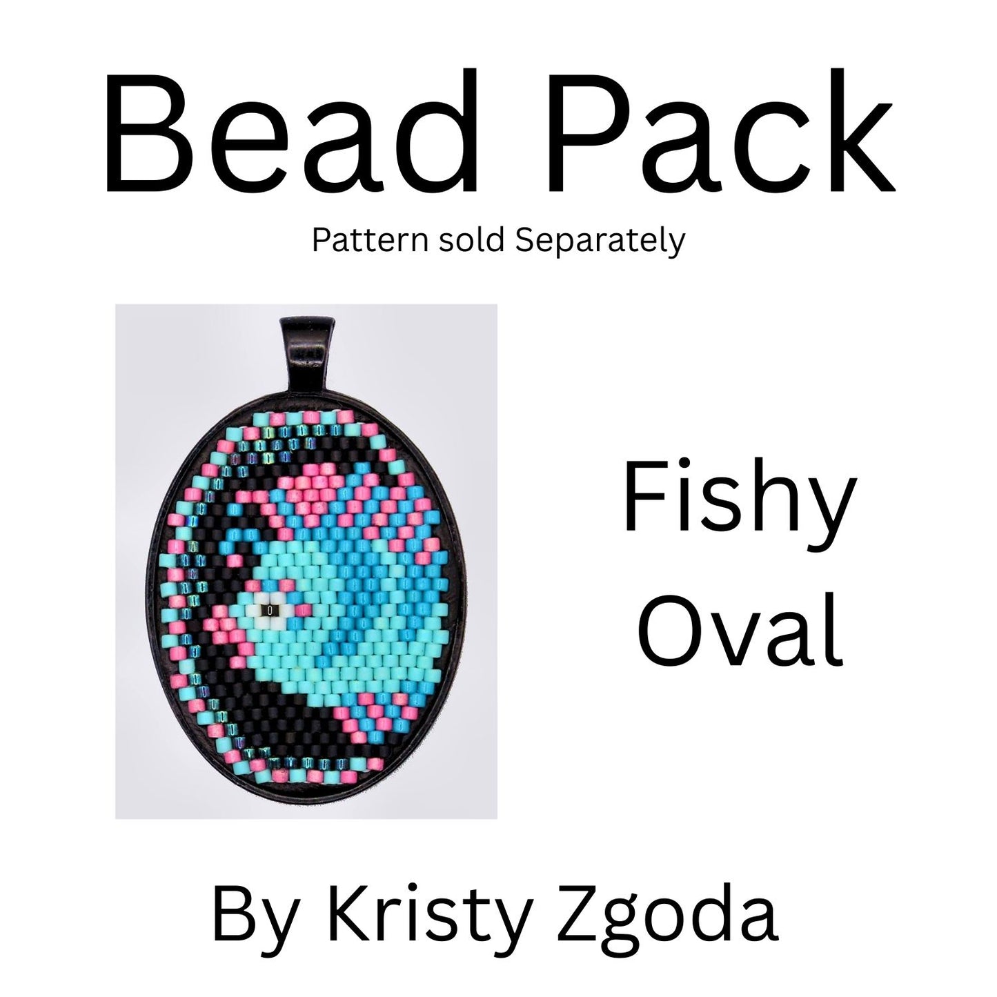 Fishy Oval Bead Pack