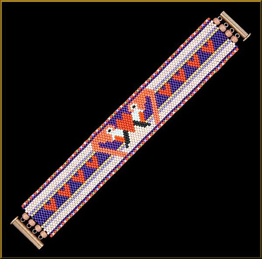 Flamingo Love Bracelet Pattern - PDF