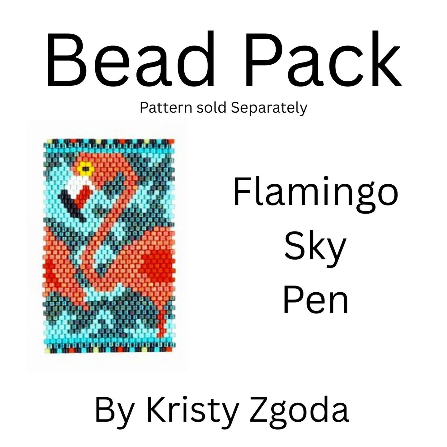 Flamingo Sky Pen Bead Pack