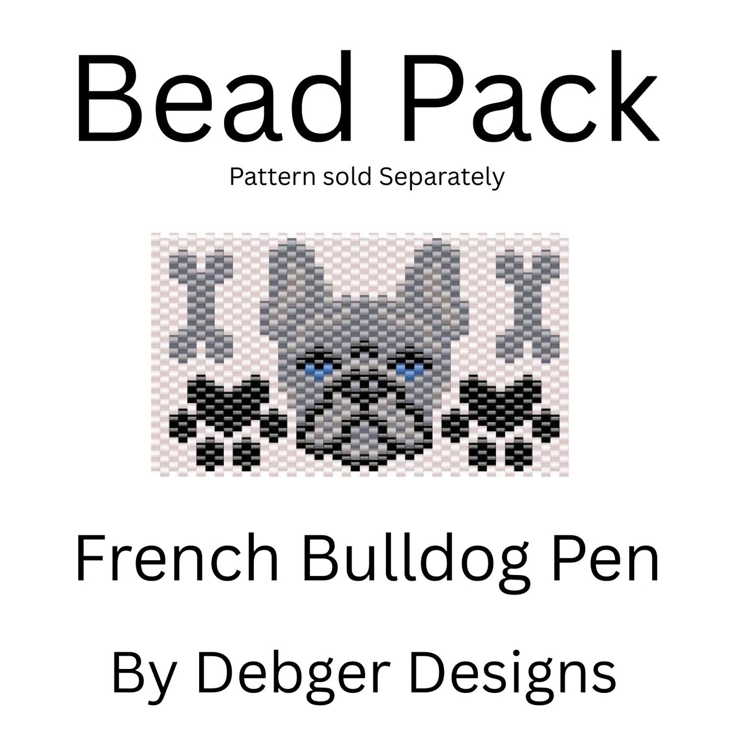 French Bulldog Pen Bead Pack
