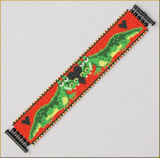 Gator Love Bracelet Pattern - PDF
