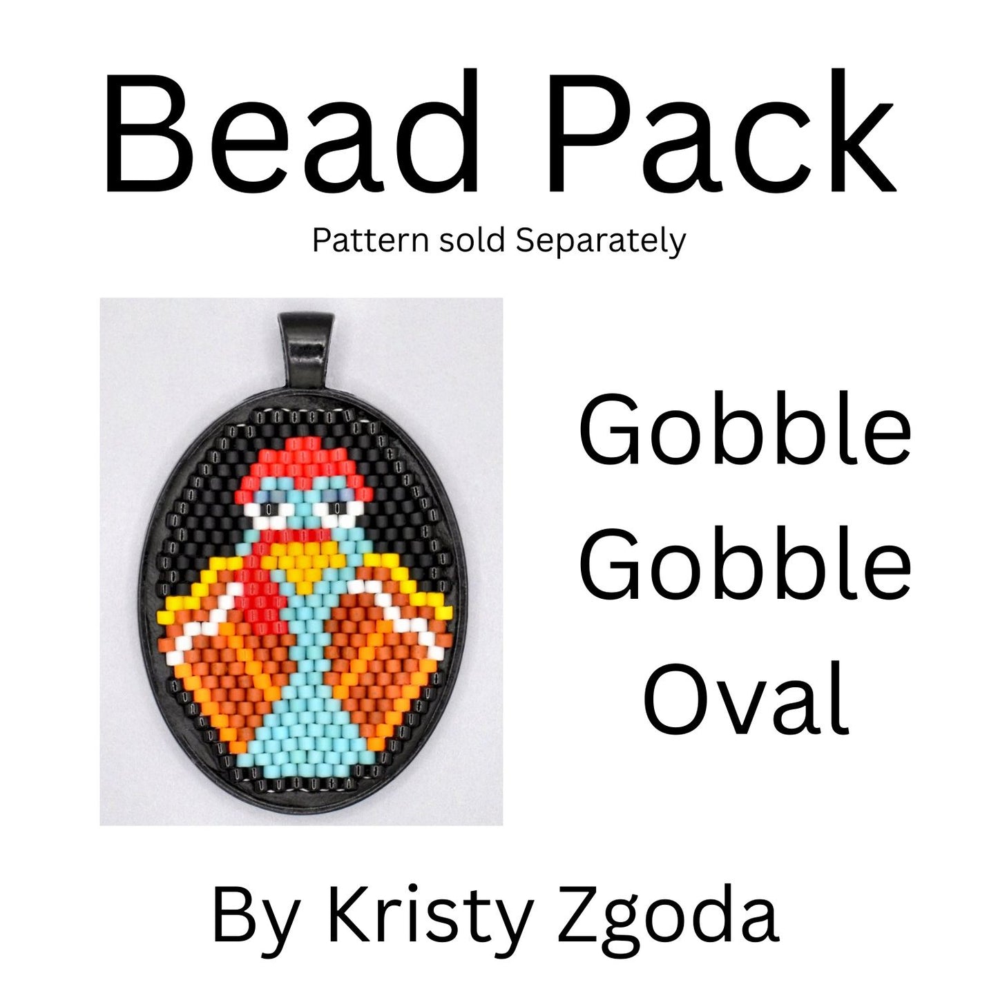 Gobble Gobble Oval Bead Pack
