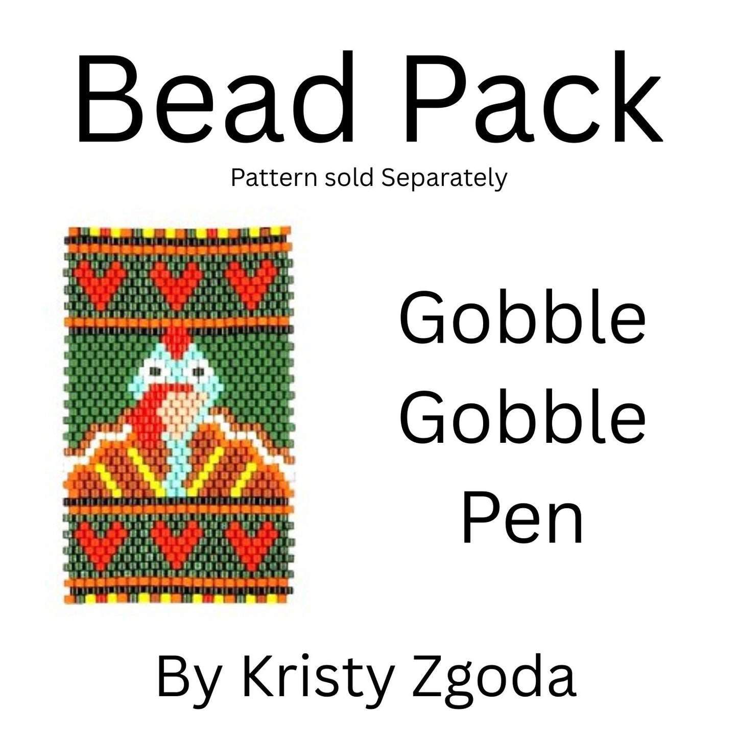 Gobble Gobble Pen Bead Pack