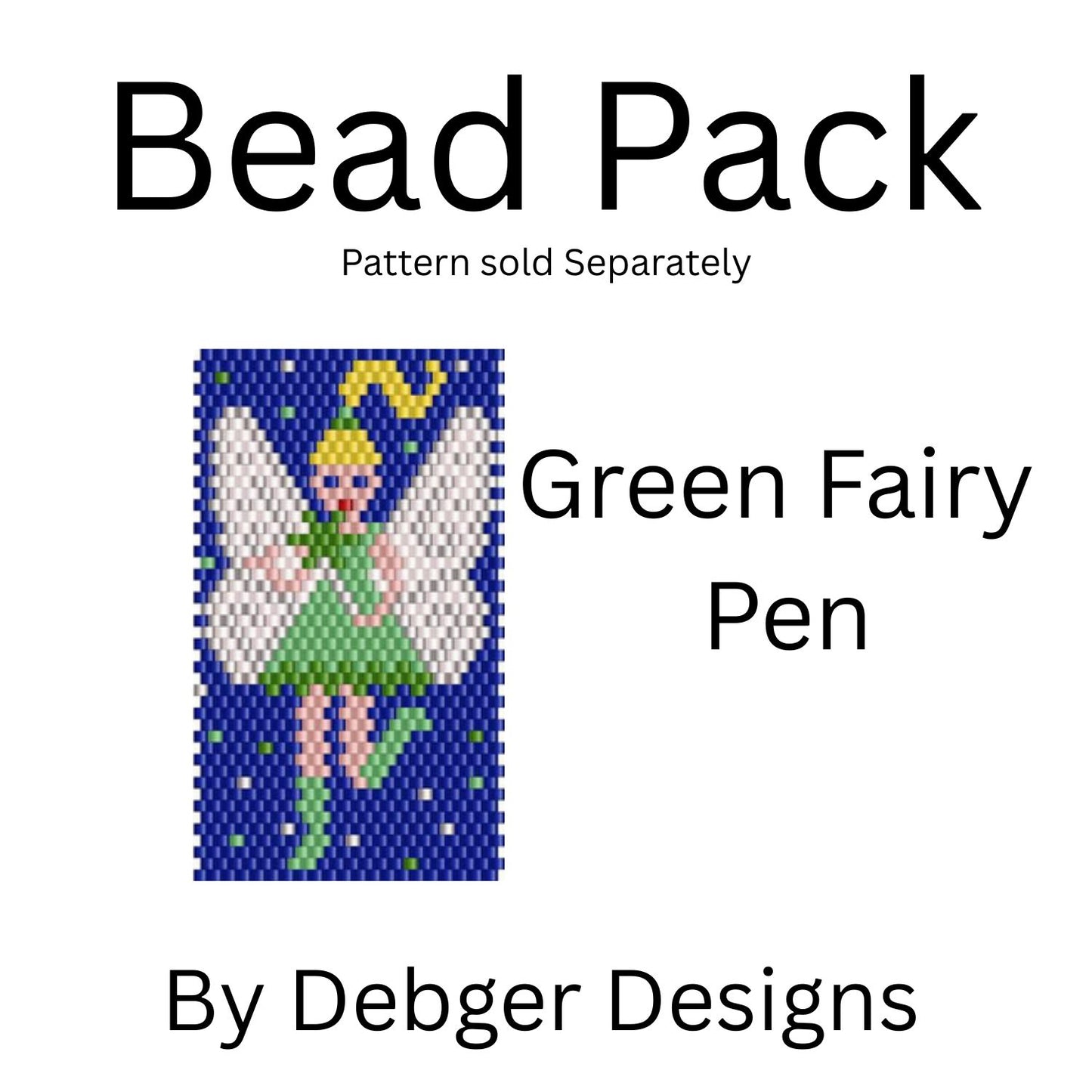 Green Fairy Pen Bead Pack