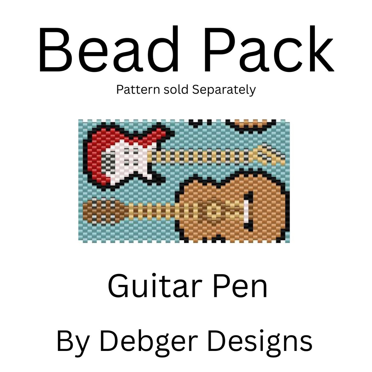 Guitar Pen Bead Pack