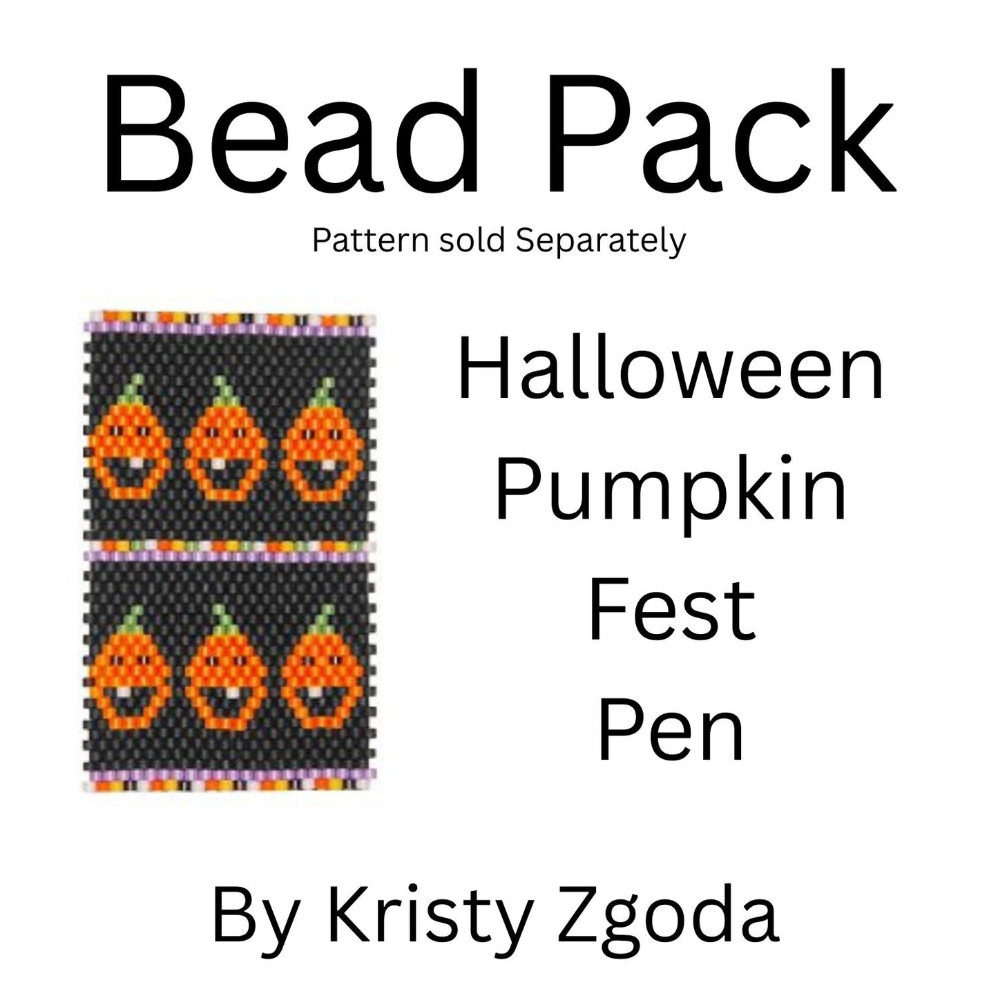 Halloween Pumpkin Fest Pen Bead Pack
