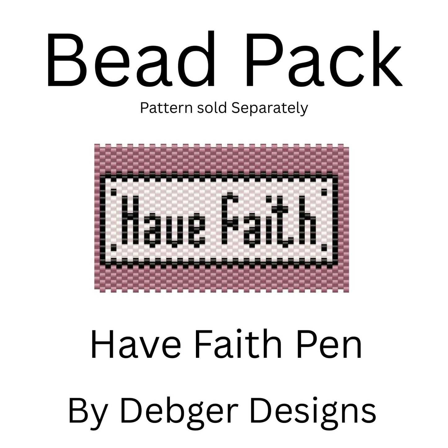 Have Faith Pen Bead Pack