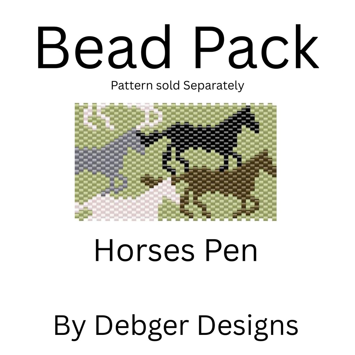 Horses Pen Bead Pack