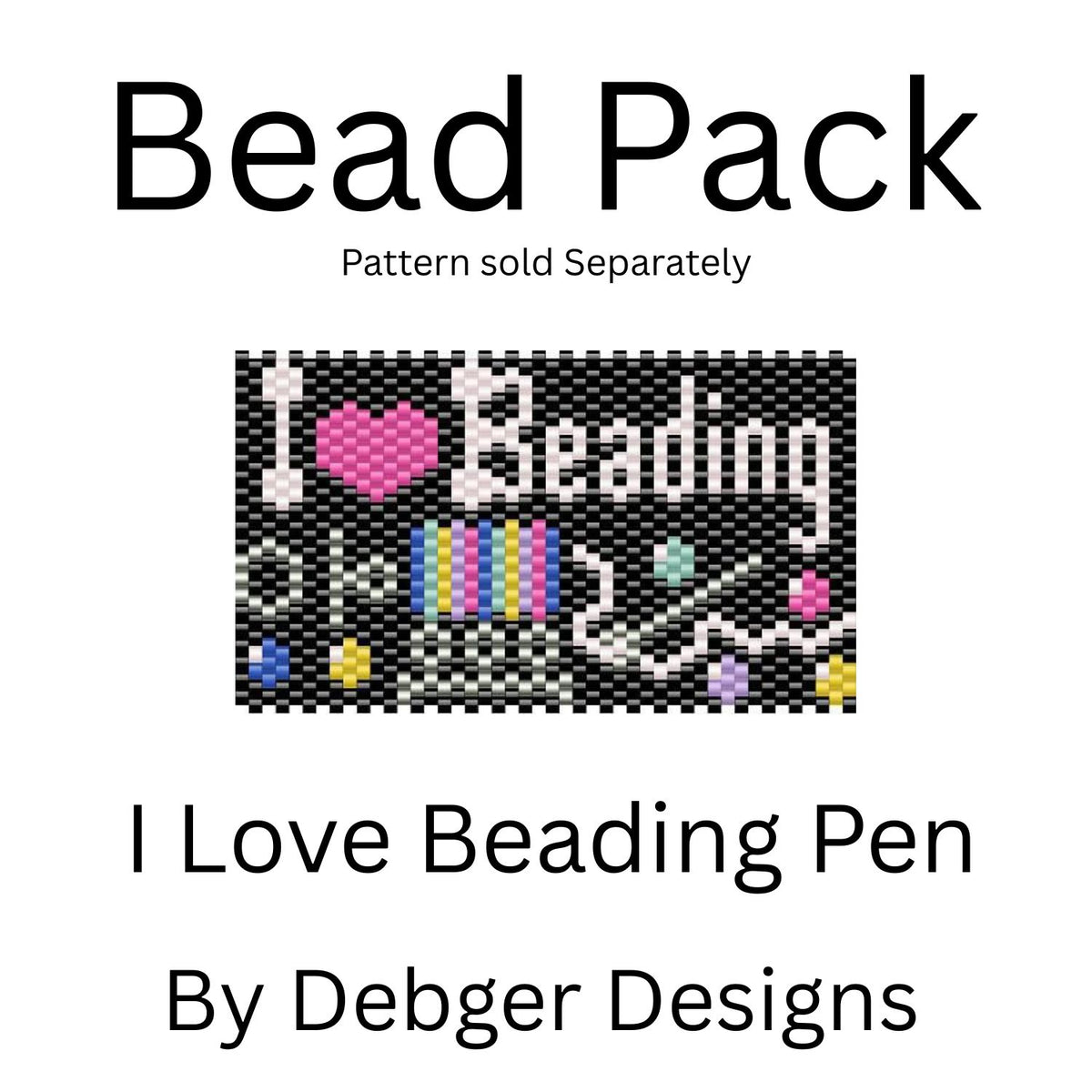 I Love Beading Pen Bead Pack