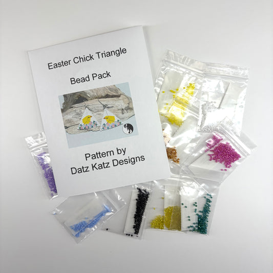Easter Chick Triangle Bead Pack