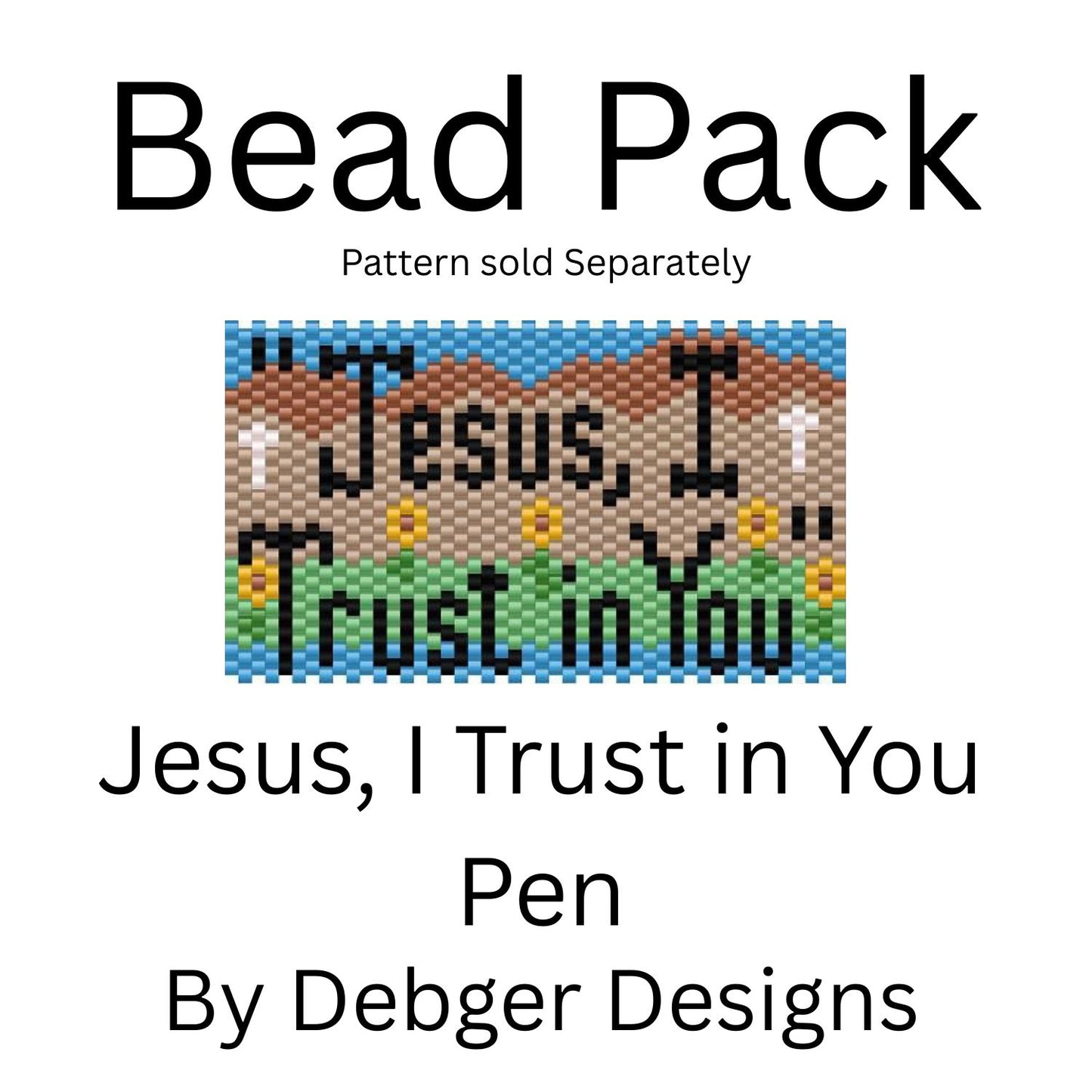 Jesus, I Trust in You Pen Bead Pack