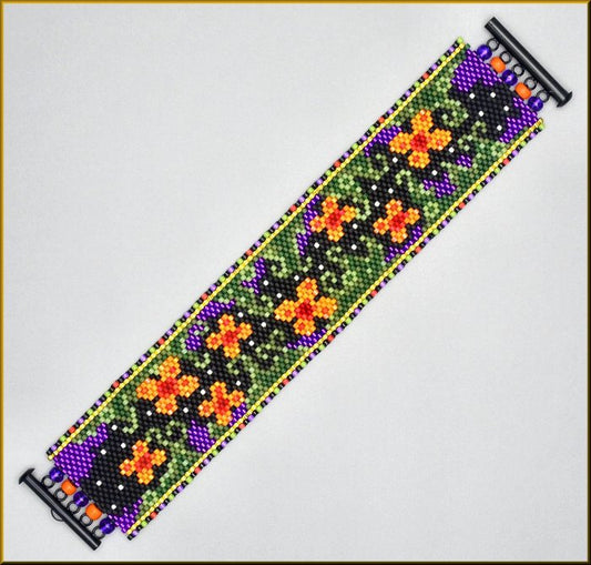 Jurassic Garden Bracelet Pattern - PDF