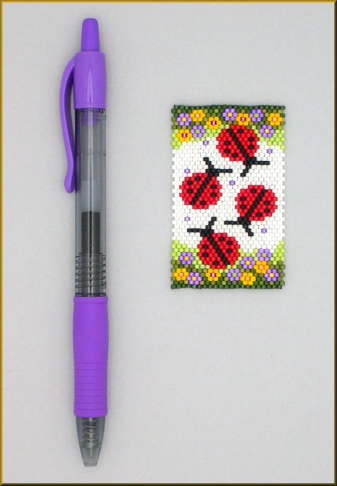 Ladybug Shimmer Pen Wrap Pattern - PDF