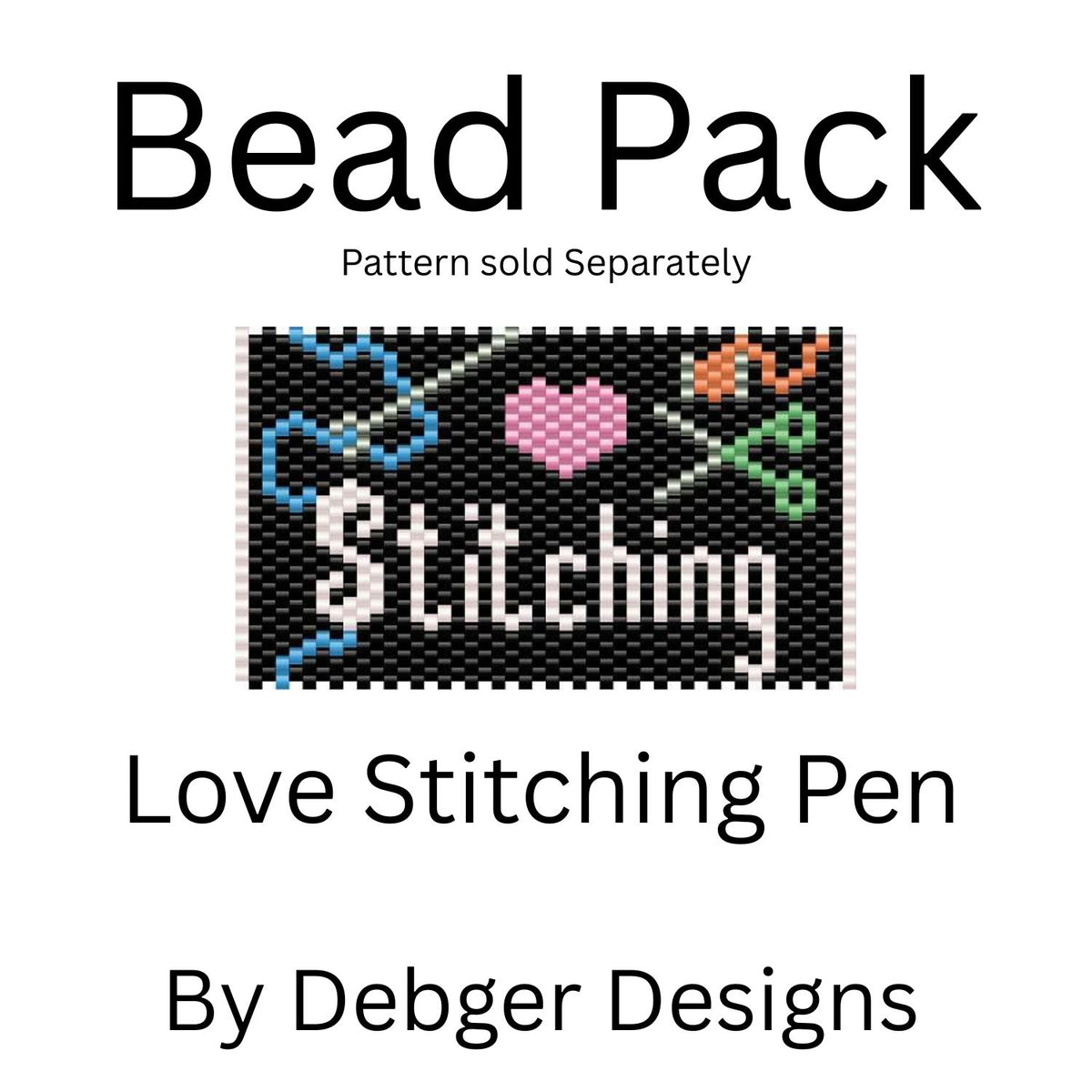 Love Stitching Pen Bead Pack