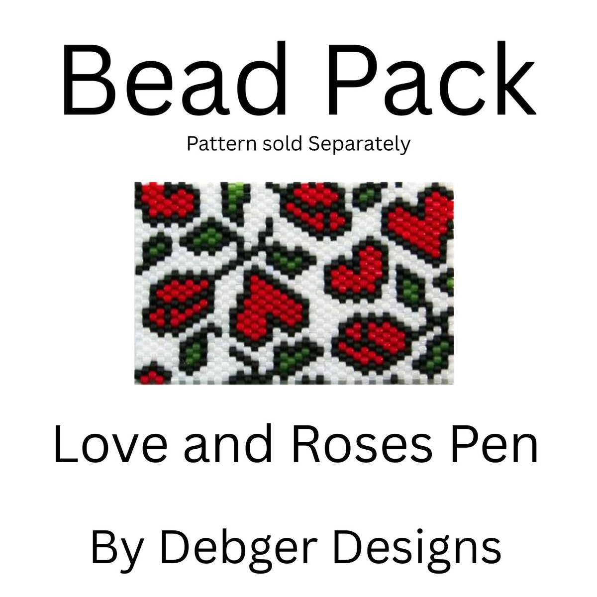 Love and Roses Pen Bead Pack