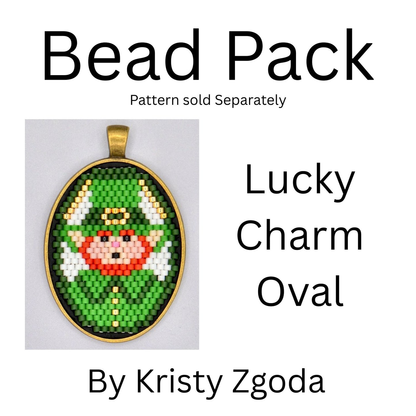 Lucky Charm Oval Bead Pack