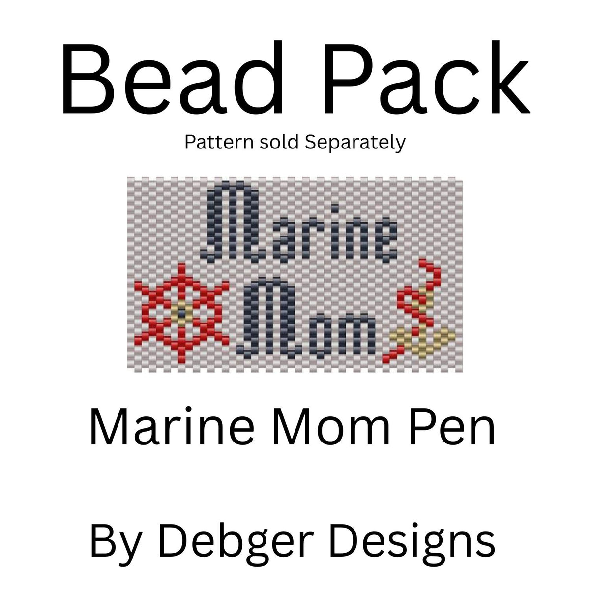 Marine Mom Pen Bead Pack