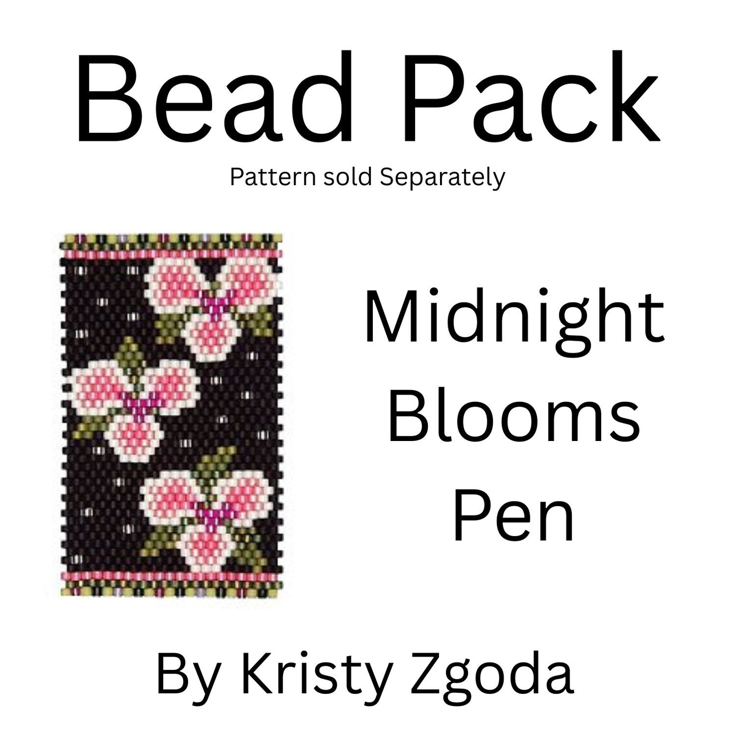 Midnight Blooms Pen Bead Pack