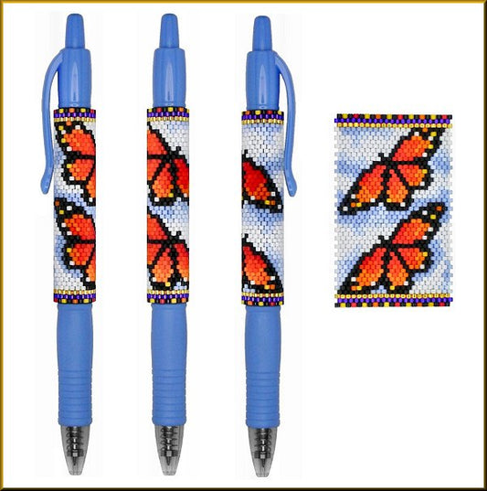 Monarch Sky Pen Wrap Pattern - PDF