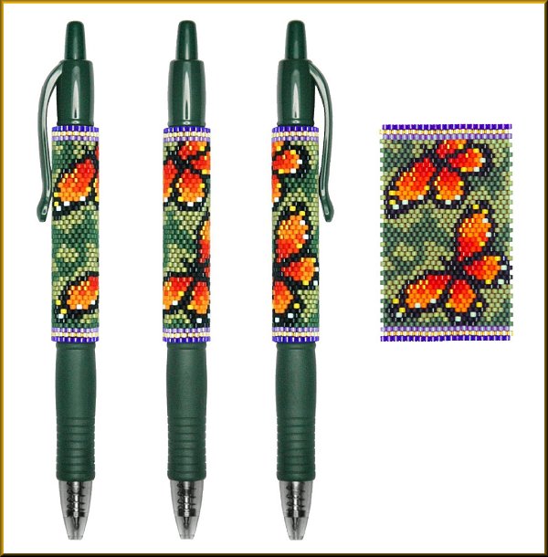 Monarch Summer Pen Wrap Pattern - PDF