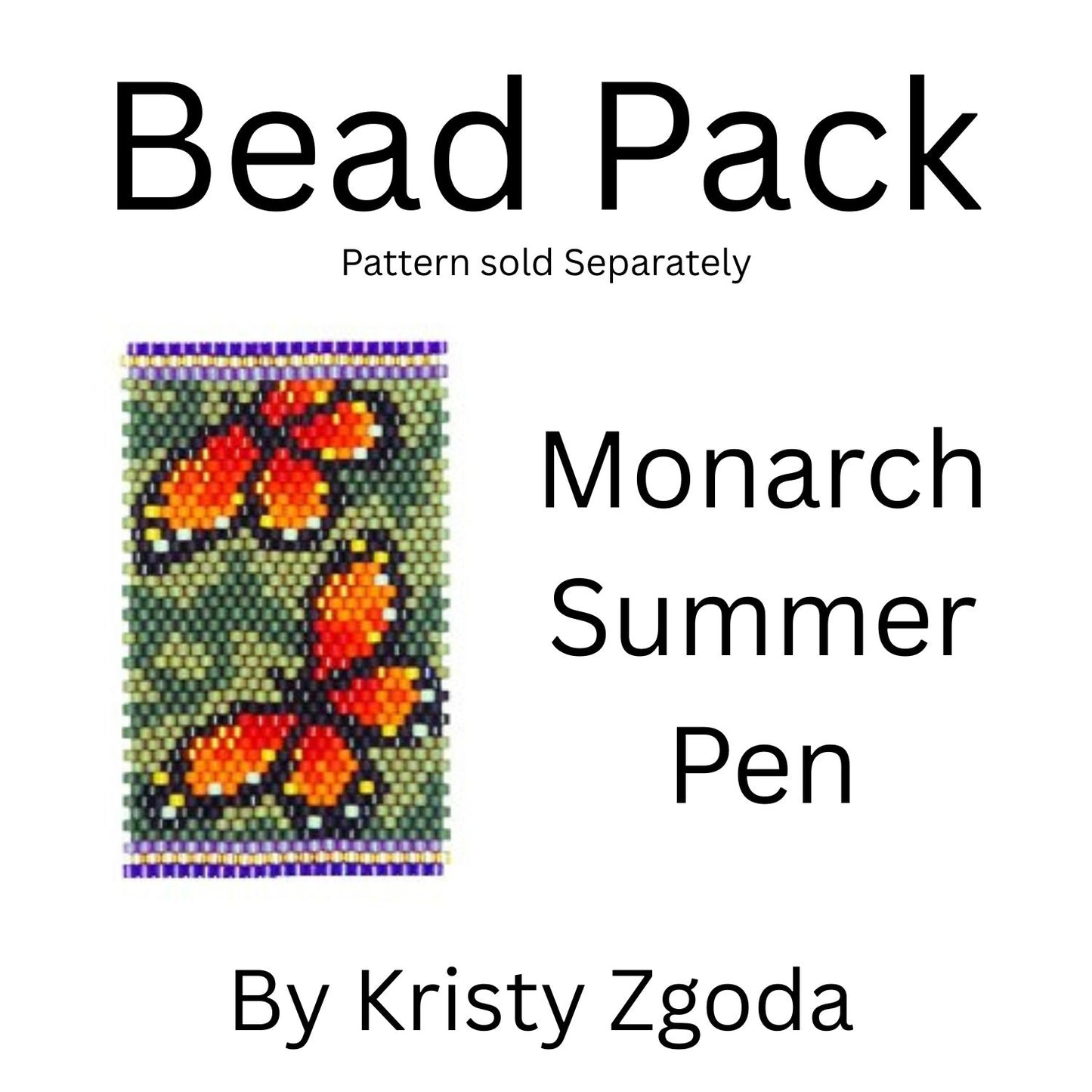 Monarch Summer Pen Bead Pack