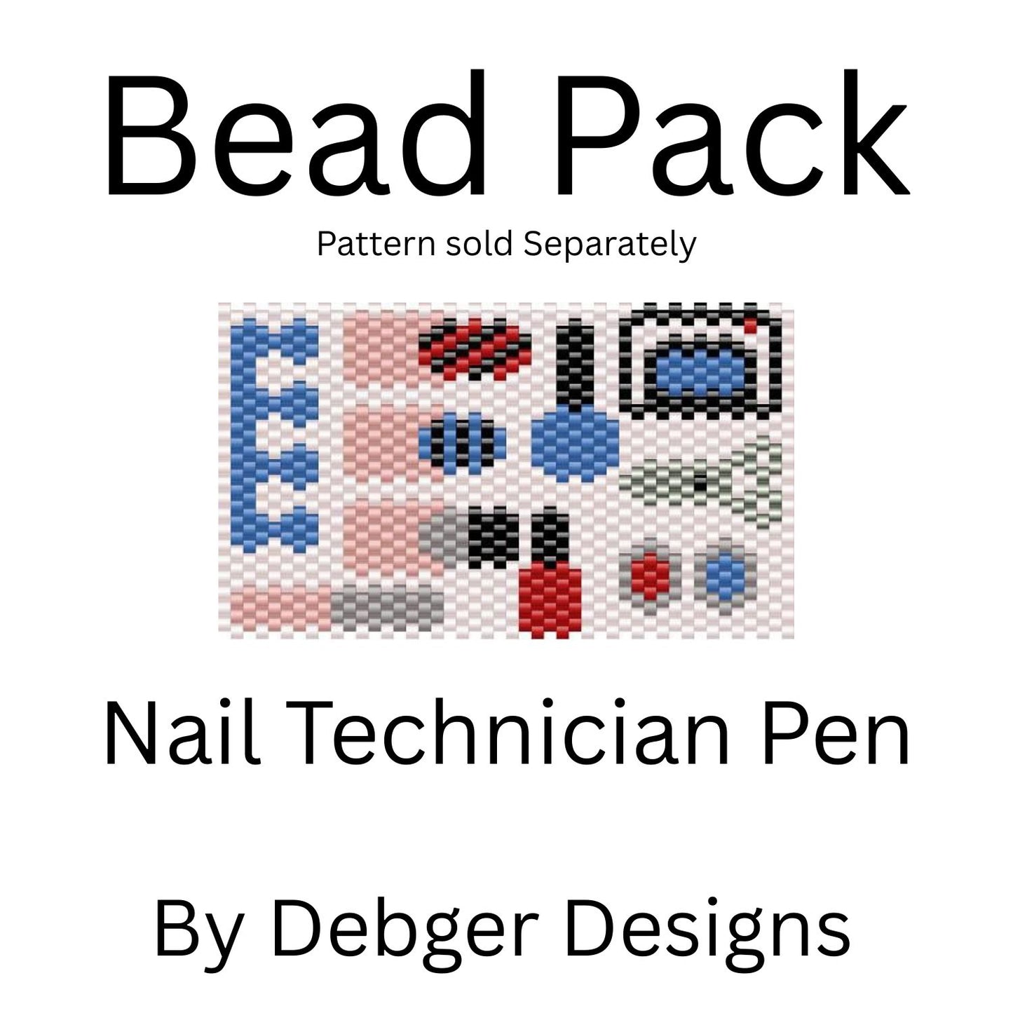Nail Technician Pen Bead Pack