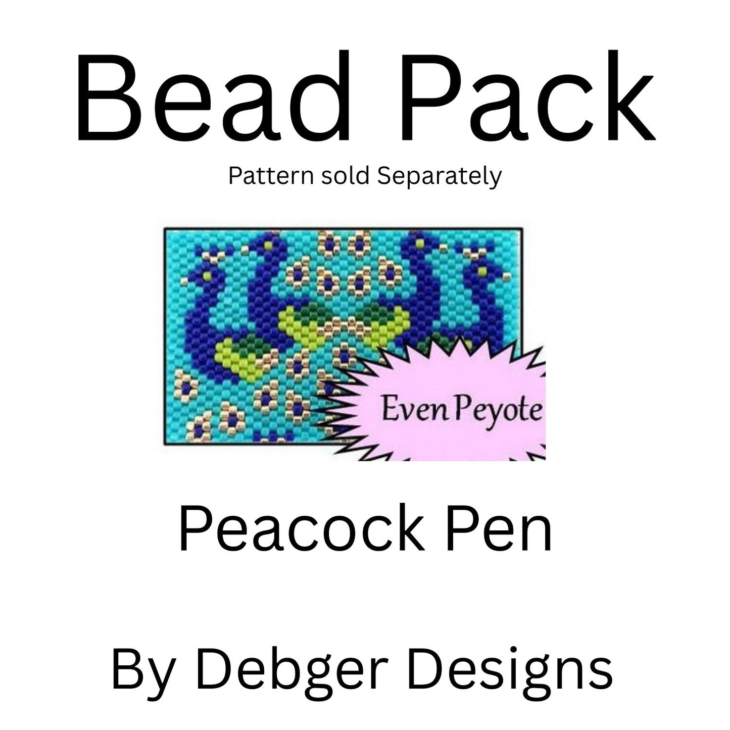 Peacock Pen Bead Pack