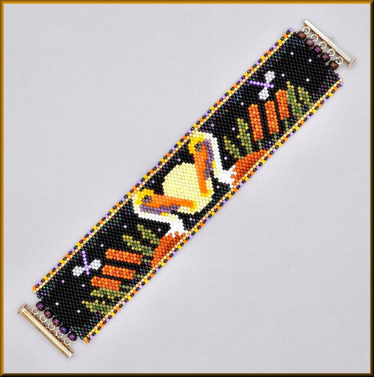 Pelican Moon Bracelet Pattern - PDF