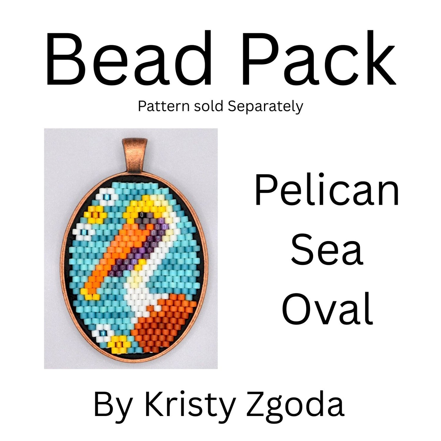 Pelican Sea Oval Bead Pack