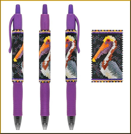 Pelican by Night Pen Wrap Pattern - PDF