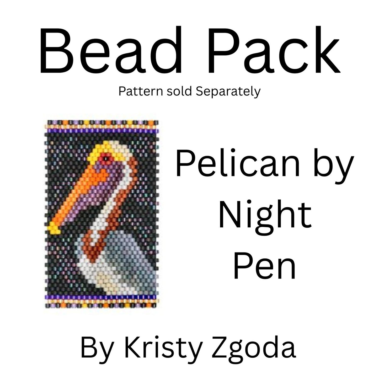 Pelican by Night Pen Bead Pack